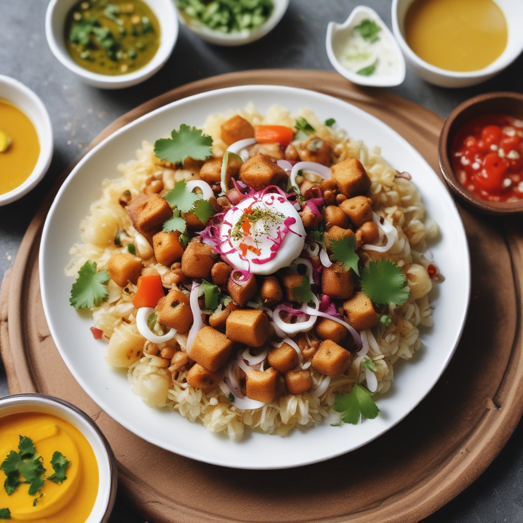 Plate of chaat