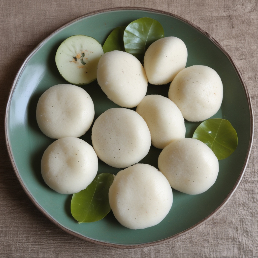 Plate of idlis
