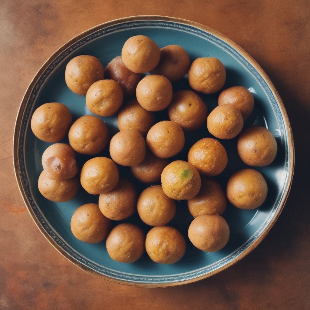 Plate of laddus